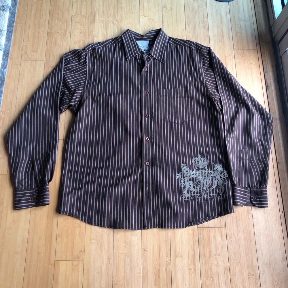 Ocean Current Men’s Button Down Shirt